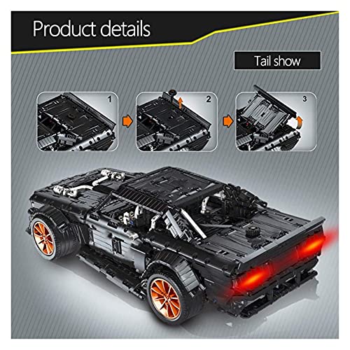 n.g. Home Decor 3168PCS RC Car Building Blocks Toy Kit Model Building Blocks Compatible Building Block RC Car Kit Led Light MOC Model Bricks Toys for Boys Children Hobbies – Bild 6