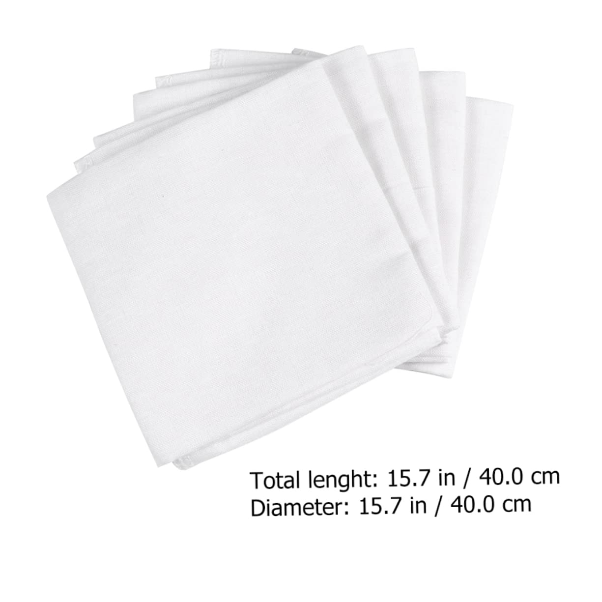 NAMOARLY 10 Pack Pure Cotton Muslin Tofu Cheesecloth Reusable Fabric Hemmed Edges Multi-purpose Kitchen Towel