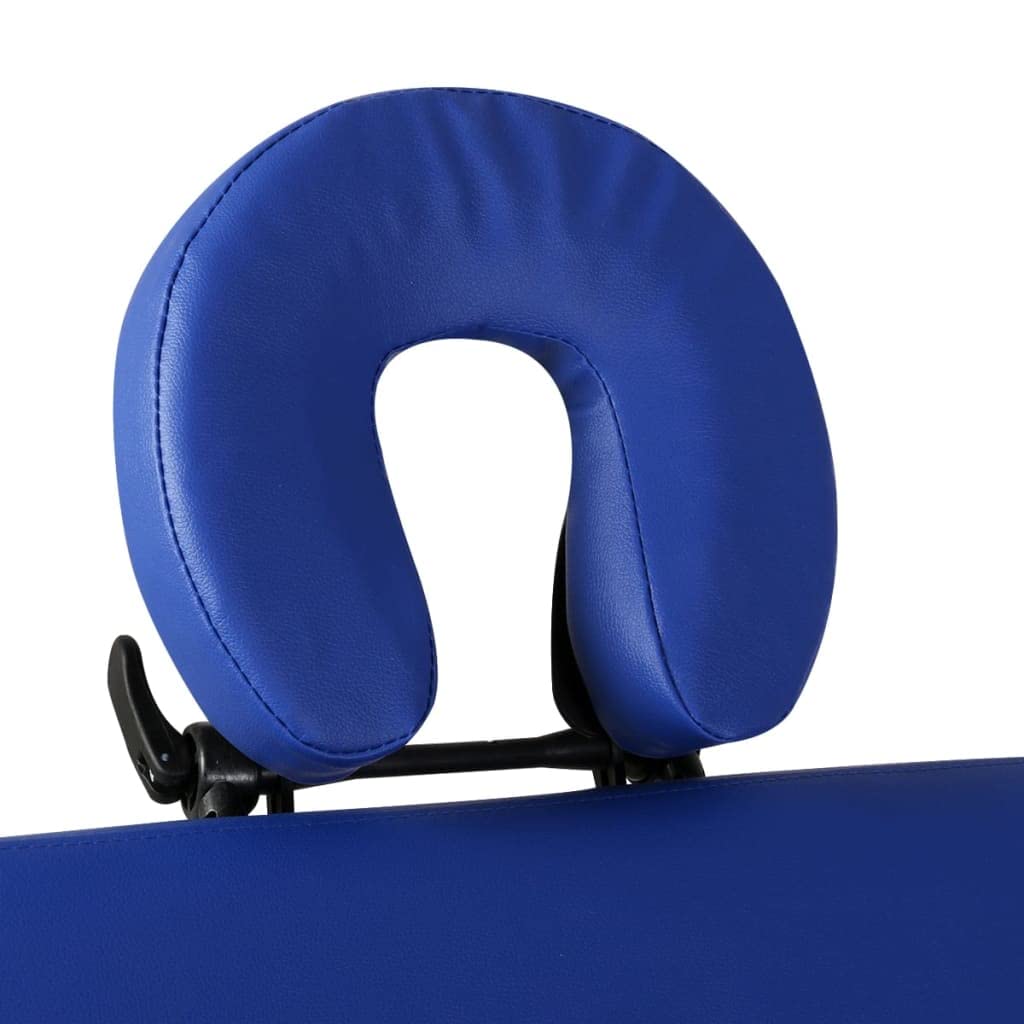 Generisch Massageliege Klappbar 2-Zonen mit Holzgestell Blau,Gesundheit & Schönheit,Körperpflege,Massage & Entspannung,Massagetische,14.9KG,110075