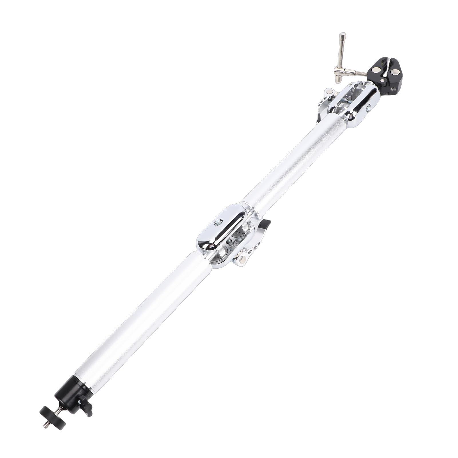 Supporto per Telecamera con Braccio Articolato, Design con Testa a Sfera Supporto Regolabile a 360 Gradi con Interfaccia a Vite Standard da 1/4 di Pollice, Ideale per Action Camera, Luce