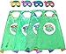 Produktbild Udekit Gefühlt Maske Mantel Für Kinder Superheld Cosplay Kostüm Partyzubehör(8Stück/Set)