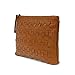 Joy Susan Women's Fashion Purse Quinn Woven Convertible Crossbody Clutch - Cognac