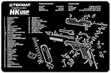 TekMat Gun Cleaning Mat for use with H&K USP