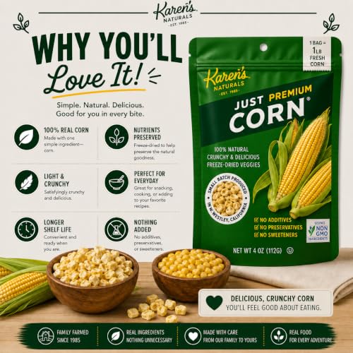 Karen's Naturals Freeze Dried Corn, 4 oz - image 5
