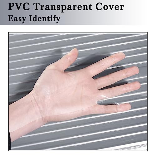 Yuppies Clear Pvc Suitcase Cover, Protective Luggage Cover For 20 Inch Wheeled Suitcase (20Inch (13.6" L X 9.1" W X 17.9" H)) #TOP5