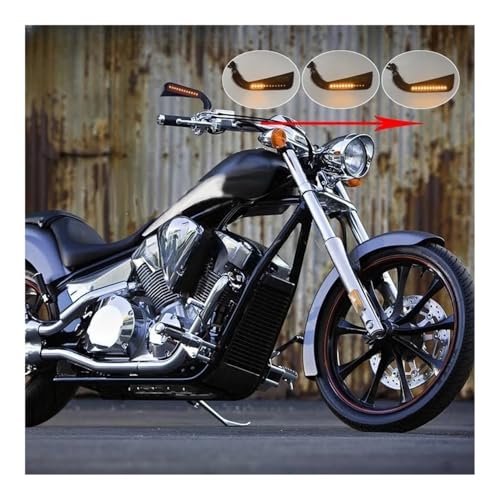 Espejos de motocicleta de hierro forjado para Touring 6