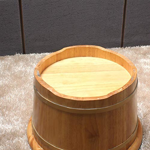 Cubeta de madera para baño de pies y pedicura miniatura 4