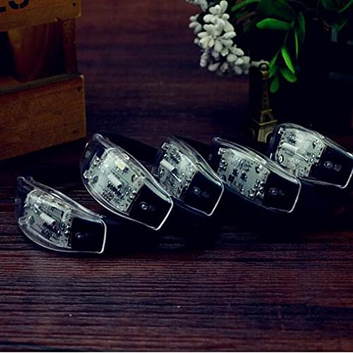 Braccialetto LED Voice nera controllata GUIDATO Braccialetto leggero lampeggiante Lampeggiante Braccialetto Bracciale Barra luminosa Party Home Decoration Decoration Regalo (10 pezzi) Luci di marcia