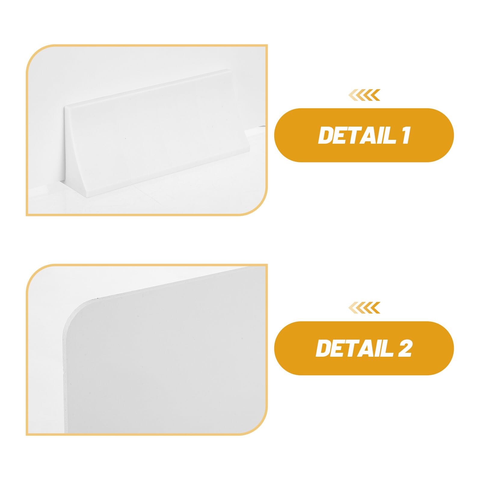 4 set di divisori in PVC indipendenti per la privacy, pannello acustico per ufficio, aula e forniture per studenti, partizioni insonorizzate per una maggiore messa a fuoco