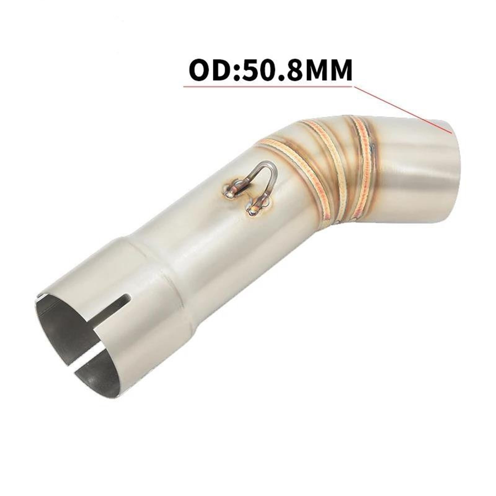 Genérico Silenciador De Escape Slip On para FZ8 para Fazer para FZ8N para FZ8S para FZ800 2010-2015 Escape Motocicleta Escape Moto Silenciador Modificado Tubo Enlace Medio Tubo de Escape
