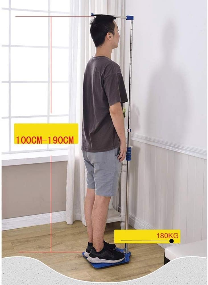Waga lekarska ze słupkiem wzrostu, cyfrowa waga elektroniczna, waga i waga wzrostu, cyfrowa waga kolumnowa, wyświetlacz LED Hd, wzrostomierz (100-190 cm)