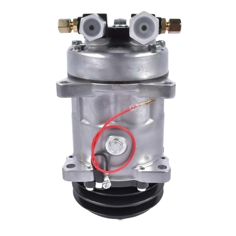 A/C Compressor Replacement Compatible with TM-16HD 12 Volt Ear Mount 135mm Clutch Diameter R134a Refrigerant AP02