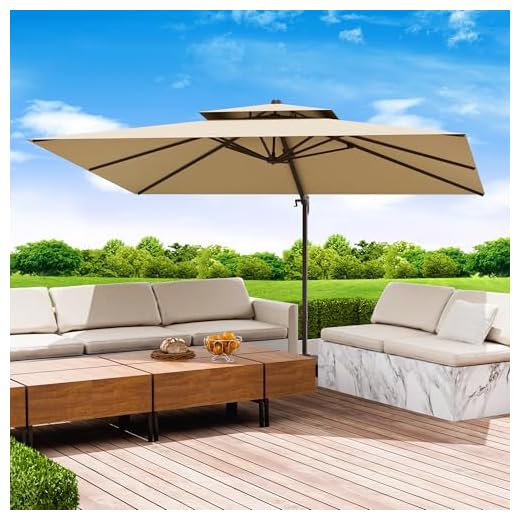 Best large cantilever patio umbrella Large Cantilever Outdoor Umbrella