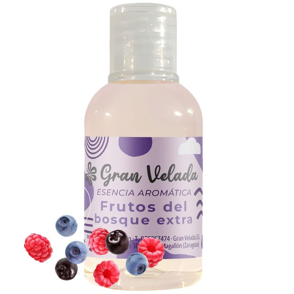 Esencia de Frutos del Bosque Extra Concentrada | Aroma Dulce y Afrutado | Ideal para Perfumes, Cosméticos Caseros, Jabones y Velas