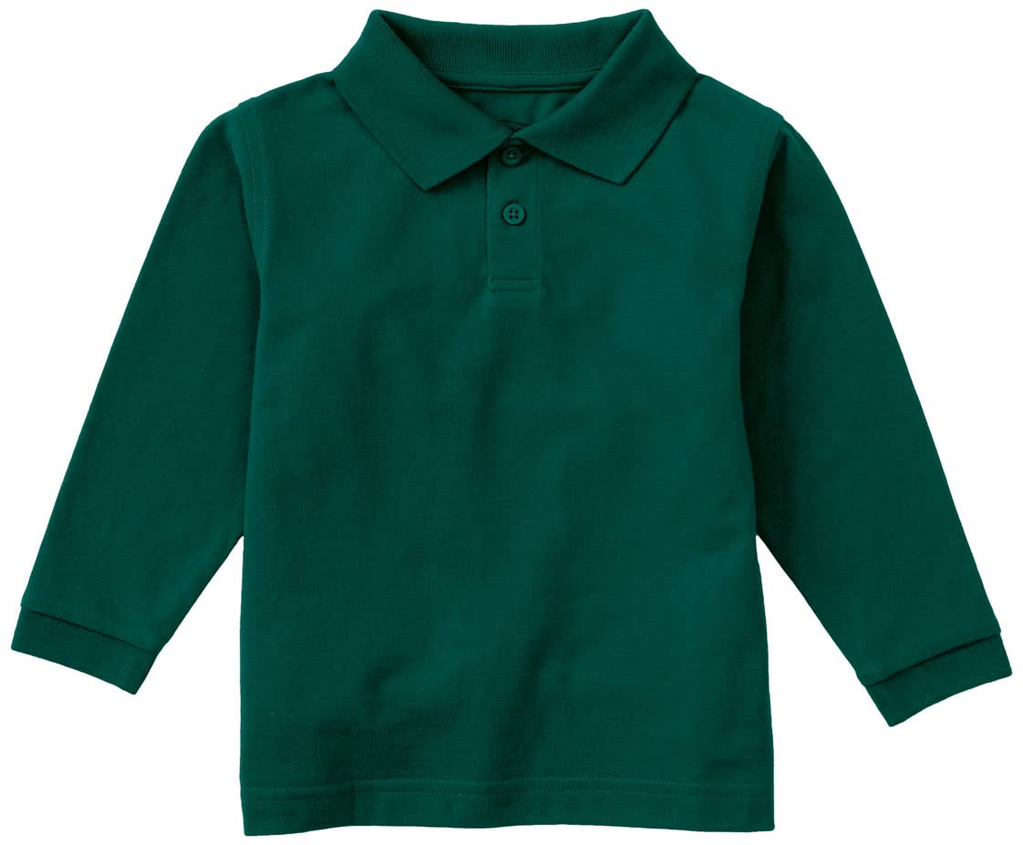 Classroom School Uniforms Toddler Long Sleeve Pique Polo