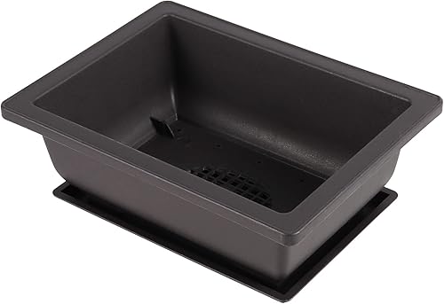 Miniatura 6 de MOUYAT Paquete de 20 macetas de entrenamiento de bonsái de 6.5 pulgadas, maceta rectangular de plástico para bonsái con 20 bandejas, macetas para