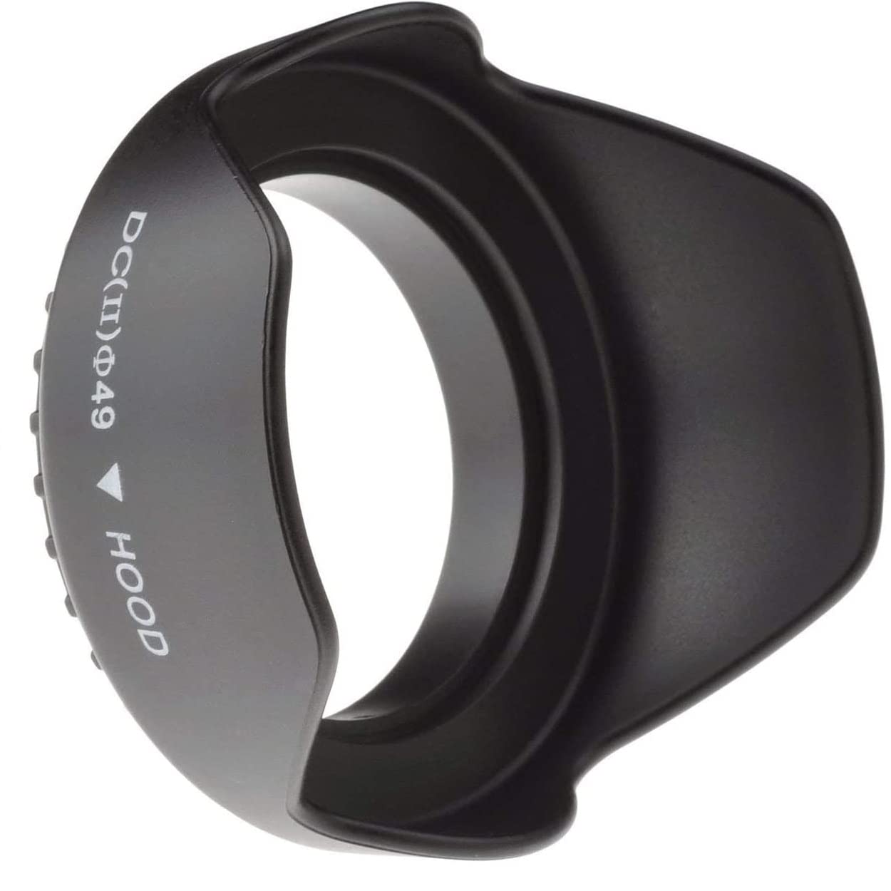 CABLEPELADO Paraluce per Obiettivo 49 mm | Cappuccio per Obiettivo 49 mm | Paraluce a Tulipano | Compatibile con Canon, Nikon, ecc. | Adatto per 49 mm