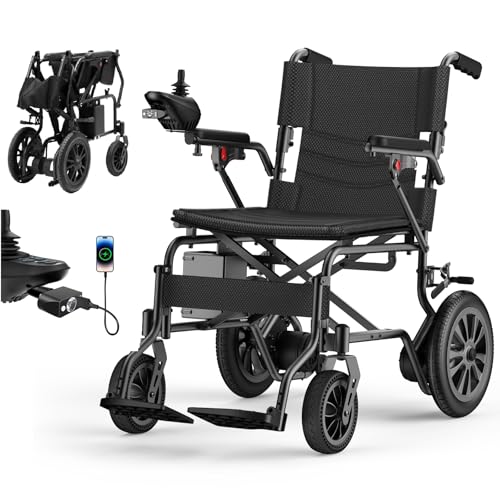 15+ Miles Foldable Electric Wheelchair