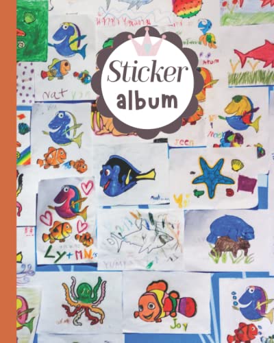 Sticker Album: Cartoon Sticker Lot Collecting Album, Blank Sticker Album for Boys and Girls, Great Gift Idea for Toddlers, Kids, Teens and Adults, My Cool Sticker Book image 2