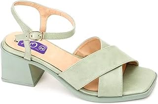 صندل بكعب 5 سم للنساء من اكس او ستايل - تركواز