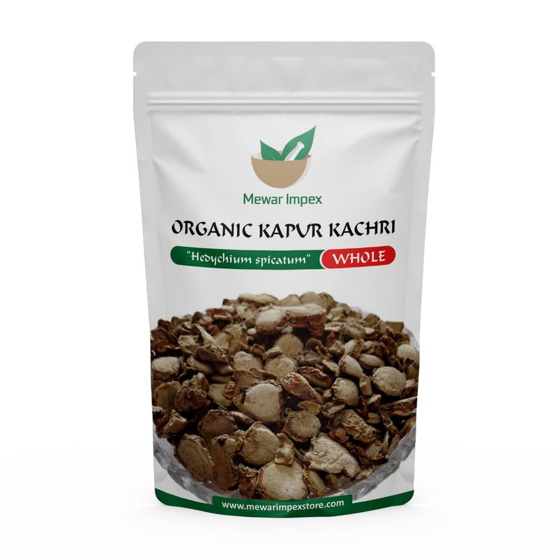 Mewar Impex Kapoor Kachri Raw 100 gm - Kapur Kachri - Ekangi - Hedychium Spicatum - Spiked Ginger Lily - Karchuralu - White Turmeric