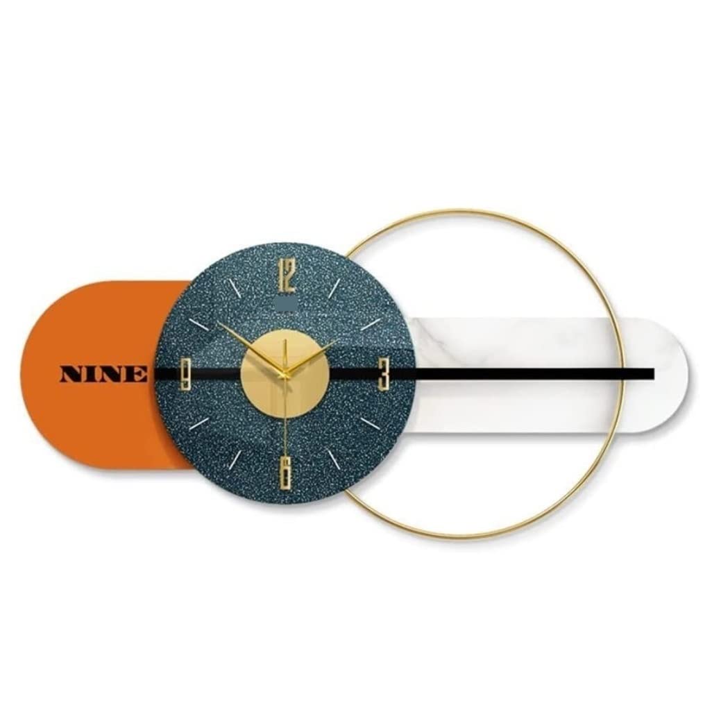 AZHKJKZH Wall Mounted Clock Living Room Modern Home Decoration Wall Clock Personality Creative Art For Living Room