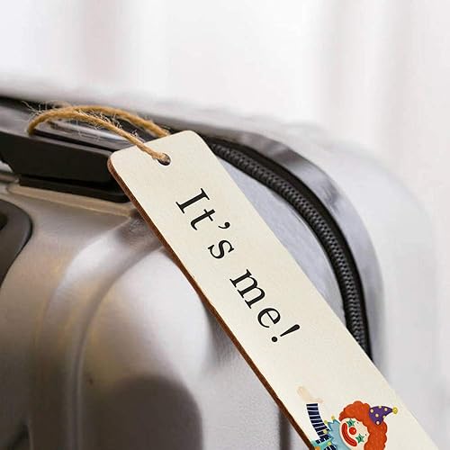 Miniatura 7 de VIOCIWUO 20 etiquetas de madera para manualidades con agujeros y 50 cuentas de madera para manualidades de madera en blanco para colgar etiquetas de