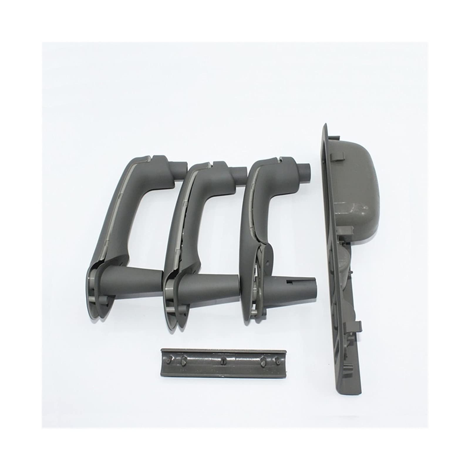 Poignées de Porte Intérieure Poignée Prise Porte Intérieure Voiture Lunette Commutateur Couverture Grise pour VW pour Jetta pour Golf pour Bora MK4 Intérieur Poignée de Porte Poignée Portière Avant