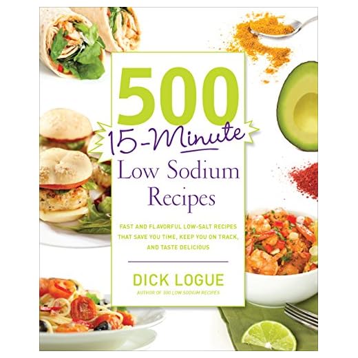 500 15-Minute Low Sodium Recipes: Fast and Flavorful Low-Salt Recipes that Save You Time, Keep You on Track, and Taste Delicious