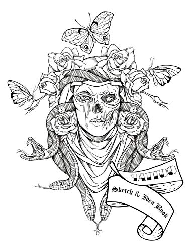 Tattoo Sketch & Idea Book: Design Notes, Placement & Color Pallet Sections: Shaded Body Forms For Easier Design Placement & Anatomical Accuracy! ... Workbook For You To Fill In With Your Ideas!) #TOP9