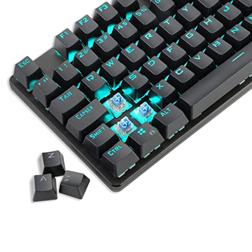 Teclado Mecânico Gamer T-Dagger Bora Switch Outemu Mk2 Blue Led Azul Abnt2 - T-Tgk313-Blue