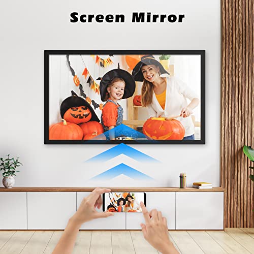 21.5-Inch Dual-Wifi Extra Large Digital Picture Frame - 32Gb Digital Photo Frame Fhd Ips Panel, Wall Mountable, Share Photos Videos Via App Email, Sync Smartphone Screen, Suit For Home Decorations #TOP3