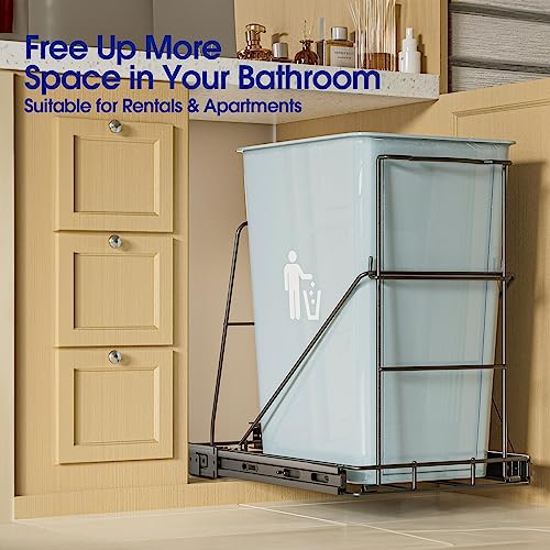 Pull Out Trash Can Under Cabinet, Black Under Sink Trash Can Pull Out, Under Cabinet Trash Can Pull Out, Kitchen Cabinet Trash Can Pull Out Kit, Cabinet Slide Out Garbage Can, Trash Can Not Included #TOP5