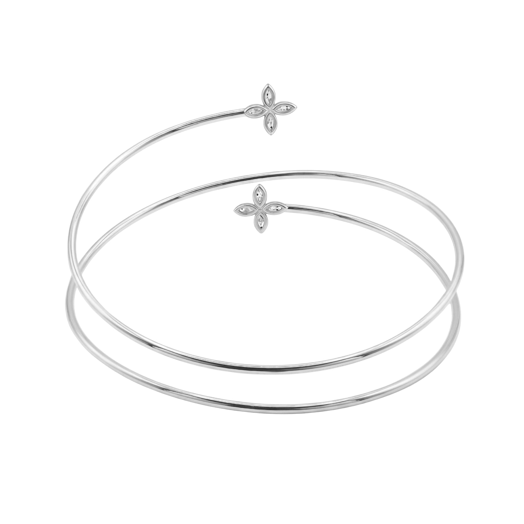 Heideman Oberarmreif Serena Damen Edelstahl mit Zirkonia | Funkelnder Armschmuck für Frauen, als Geschenk zum Jahrestag, hautfreundlich, nickelfrei und alltagstauglich
