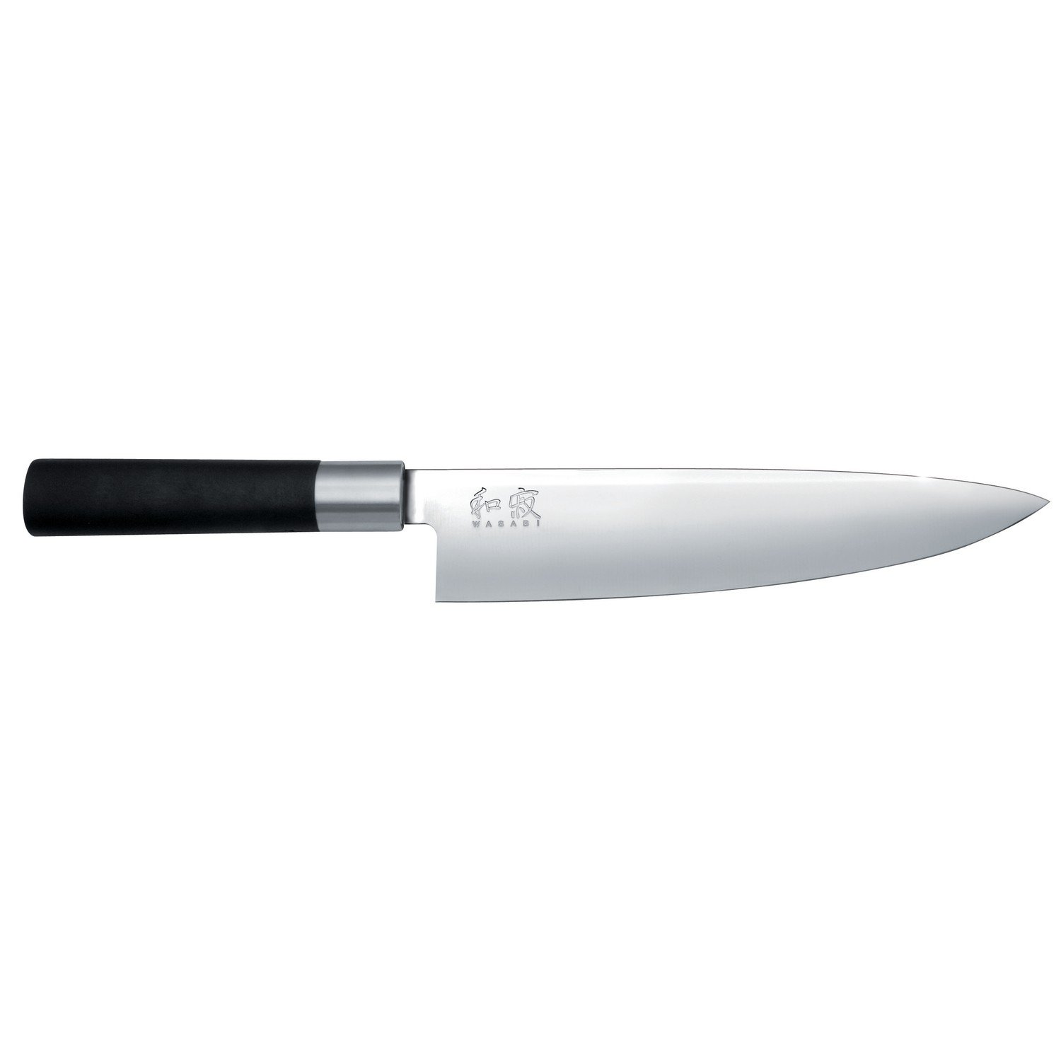 KAI Wasabi Black Bloque de cuchillos de roble equipado con 8 cuchillos, desmontable para limpieza - Dimensiones 31 x 18 x 34 cm - Juego completo de cuchillos de cocina
