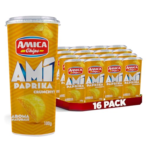 AMICA Chips - Ami' Paprika, 16 Confezioni da 100g