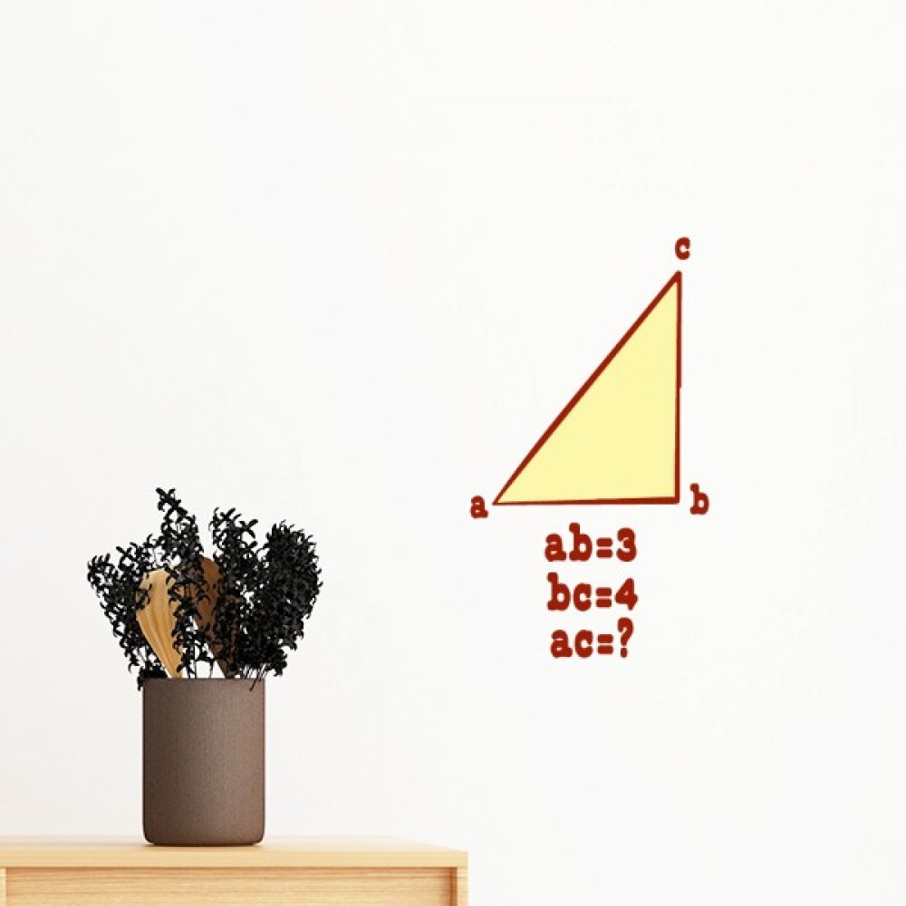 Papier peint triangles amovible pour creer une ambiance chaleureuse dans la chambre