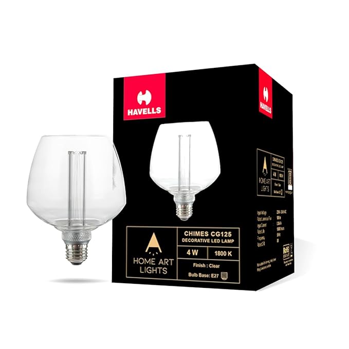 HAVELLS Decorative Bulb-CHIMES CG125 CLEAR 4W 1800K E27 LAMP