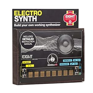 Eight Innovation EES5341 Own Electro Synth Complete Construction Kit to Create Your Own Fully Functioning Model Retro…