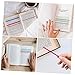 OSALADI 6sets Transparent Highlighter Tape for Note-Taking Removable Page Tabs for Students and Office Use Fluorescent Colors for Annotating Books and Organizing Notes