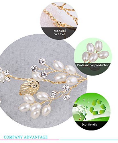 Amorar Catena per Capelli in Cristallo Capelli