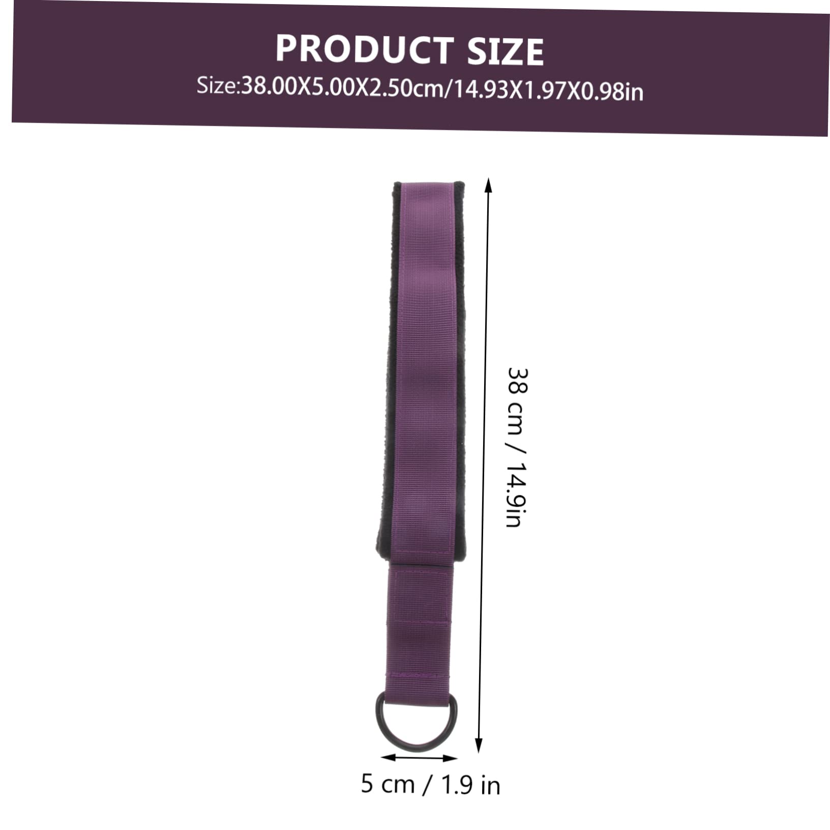 Balacoo Elastic Yoga Straps Pilates Band Stretching Strap Fitness Equipment Portable Resistance Band for Full Body Exercise Flexibility