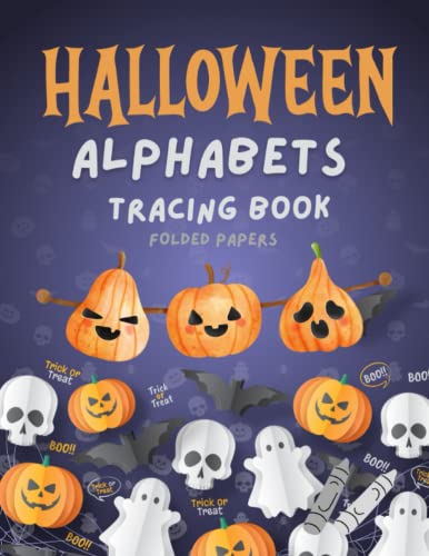 Halloween Alphabet Tracing Book for Kids: Happy Halloween Cute Alphabet Tracing Book For kids ages 4 - 8, Gift Book, Holiday Activity Book (Halloween kids coloring book) image 2