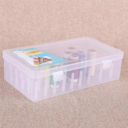 Estuche protector vacío de plástico para organizar bobinas de hilos 3