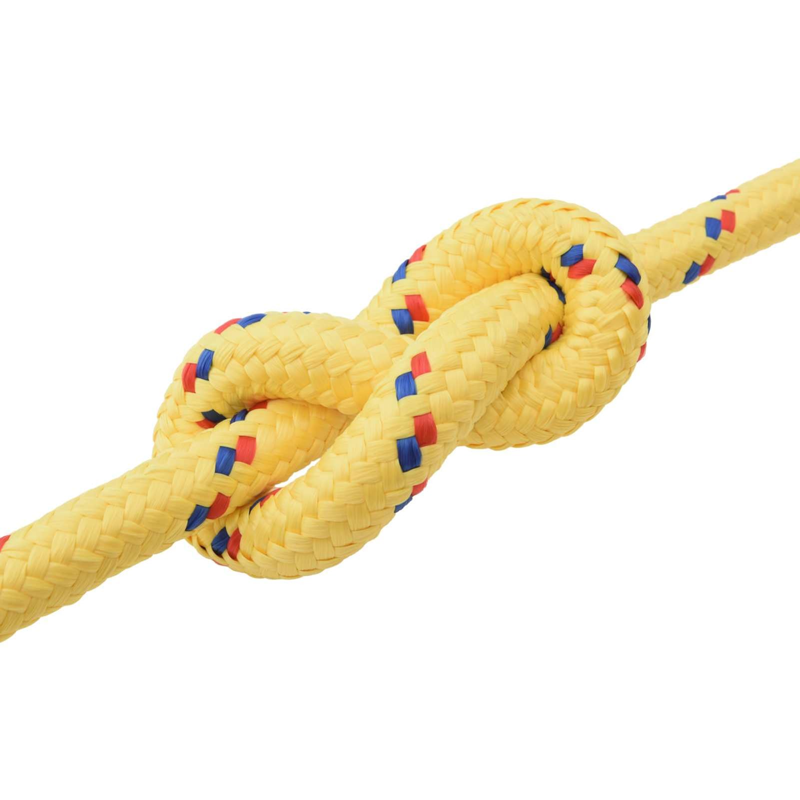 Bootsseil 10 m × 5 cm Gelb PP, wasserdicht, UV-beständig, schwimmfähig | Hochfestes Polypropylen, wetterfest, ganzjährig einsetzbar, für Boot, Camping & Ladungssicherung