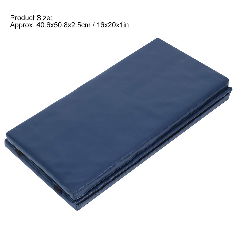 Luqeeg Almohadilla para Reposapiés, Almohadilla Acolchada para Reposapiés de Silla de Ruedas, Protector de Cojín para Piernas para Todas Las Sillas de Ruedas con Discapacidad (Azul)