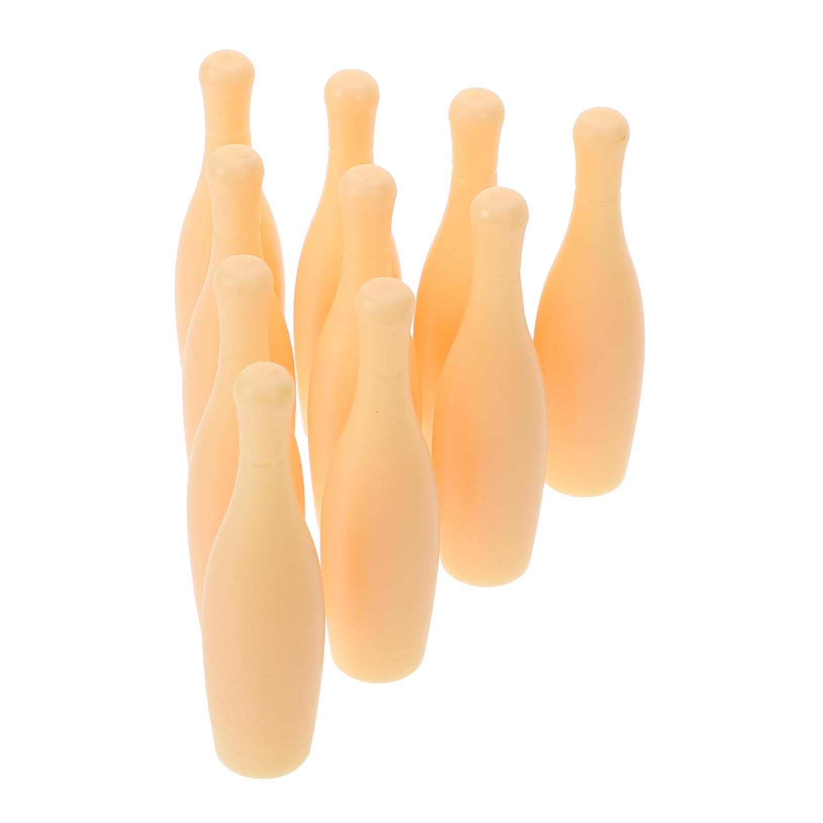 VANZACK 10Pcs Bowling Pins Reusable Indoor Tabletop Bowling Game Accessories Durable Fun Family Entertainment for Adults