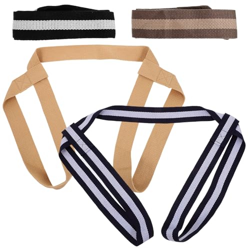 ibasenice 4pcs Yoga Mat Carrying Strap Yoga Mat Belt Polyester Cotton Foldable Secure Tie Easy Storage Home and Gym