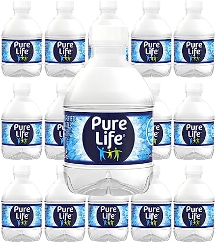Nestle Pure Life Water, 8 Fl Oz, purified water (15 Count)