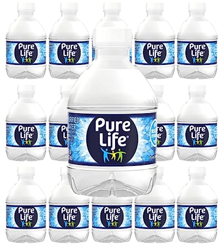 Nestle Pure Life Water, 8 Fl Oz, Purified Water (15 Count) #TOP18